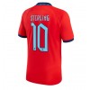 England Raheem Sterling #10 Bortatröja VM 2022 Korta ärmar